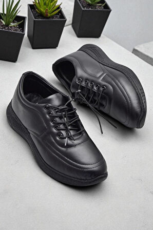 701 Tam Ortopedik Taban Hakiki Deri Erkek Ayakkabı Kadın Ayakkabı Kaymaz Taban Unisex Ayakkabı Lastikli Bağcık