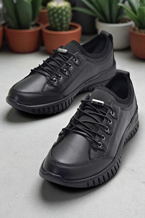 1988-1 Tam Ortopedik %100 Hakiki Deri Günlük Ayakkabı Kadın Ayakkabı Kaymaz Taban