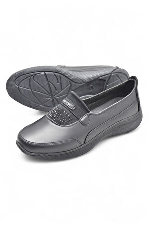 114 Ortopedik Taban Günlük Kadın Ayakkabı Babet Casual Günlük Ayakkabı