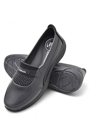 114 Ortopedik Taban Günlük Kadın Ayakkabı Babet Casual Günlük Ayakkabı