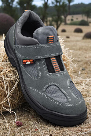 Y100 Ucu Demirli İş Ayakkabısı Hakiki Deri Ortopedik Taban Erkek İş Ayakkabısı