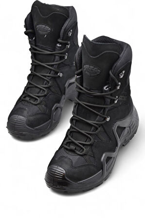 1490 Ortopedik Taban SU GEÇİRMEZ Hakiki Deri Erkek Bot Ayakkabı Askeri Tip Bot