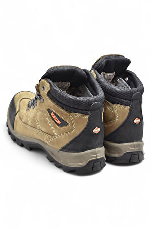 5538 Ortopedik Taban SU GEÇİRMEZ Unisex Hakiki Deri Bot Ayakkabı 