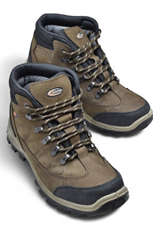 5538 Ortopedik Taban SU GEÇİRMEZ Unisex Hakiki Deri Bot Ayakkabı 