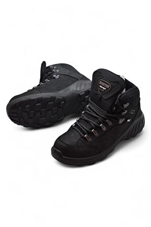 4107 Ortopedik Taban SU GEÇİRMEZ Hakiki Deri Outdoor Erkek Bot Ayakkabı Kışlık Bot