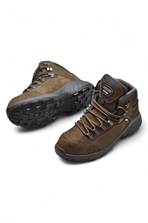 4107 Ortopedik Taban SU GEÇİRMEZ Hakiki Deri Outdoor Erkek Bot Ayakkabı Kışlık Bot