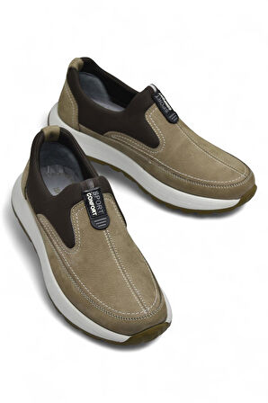 5501 Ortopedik Taban Hakiki Nubuk Deri Erkek Ayakkabı Mevsimlik Kışlık Erkek Ayakkabı 