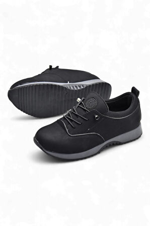 561 Ortopedi Taban Siyah Günlük Kadın Ayakkabı Casual Kadın Ayakkabı 