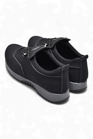 561 Ortopedi Taban Siyah Günlük Kadın Ayakkabı Casual Kadın Ayakkabı 