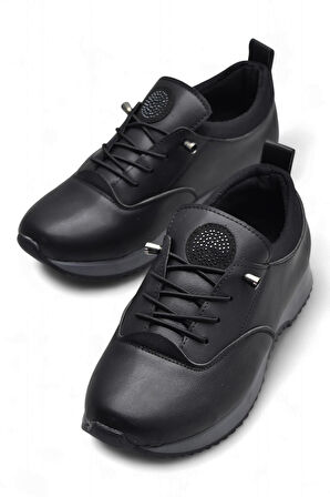 561ZMR Ortopedi Taban Siyah Günlük Kadın Ayakkabı Casual Kadın Ayakkabı 