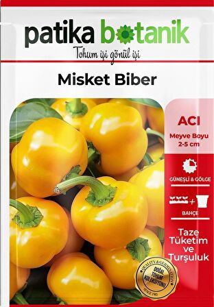 150 Adet Ata Tohumu Yerli Misket Biber