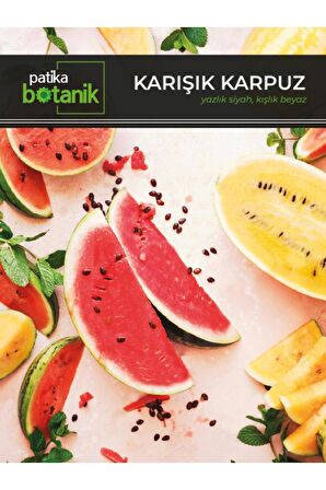 40 Adet Yerli Ata Karışık Karpuz Tohumu (Siyah, Alaca, Kışlık Sarı)