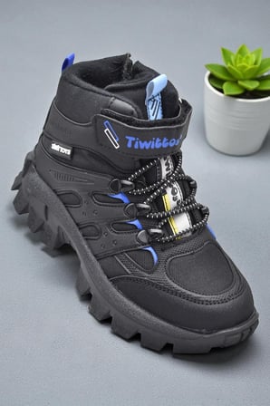 390U Ortopedik Taban Lastikli Cırtlı Kız Çocuk Bot Erkek Çocuk Bot Unisex Çocuk Bot