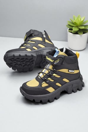 390U Ortopedik Taban Lastikli Cırtlı Kız Çocuk Bot Erkek Çocuk Bot Unisex Çocuk Bot
