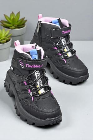 390U Ortopedik Taban Lastikli Cırtlı Kız Çocuk Bot Erkek Çocuk Bot Unisex Çocuk Bot