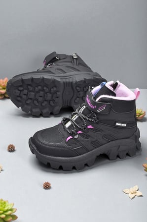390U Ortopedik Taban Lastikli Cırtlı Kız Çocuk Bot Erkek Çocuk Bot Unisex Çocuk Bot