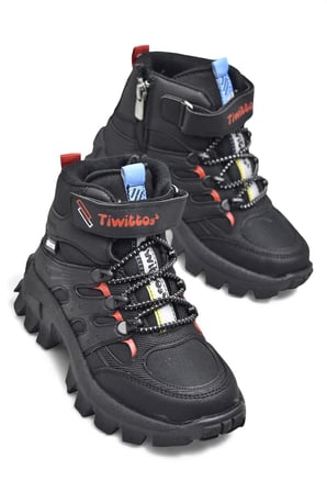 390U Ortopedik Taban Lastikli Cırtlı Kız Çocuk Bot Erkek Çocuk Bot Unisex Çocuk Bot