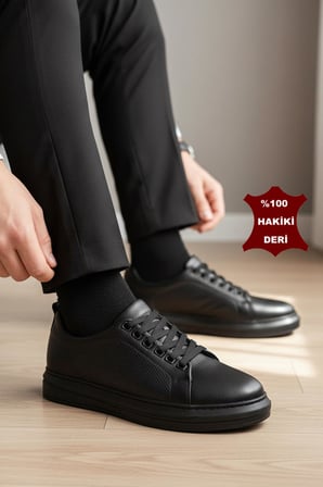 271 Tam Ortopedik Taban Hakiki Deri Günlük Erkek Ayakkabı Casual Erkek Ayakkabı Sneakers