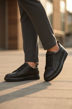 271 Tam Ortopedik Taban Hakiki Deri Günlük Erkek Ayakkabı Casual Erkek Ayakkabı Sneakers