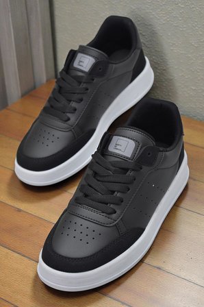 1011 Hazır Taban Unisex Spor Ayakkabı Bağcıklı Rahat Sneaker 