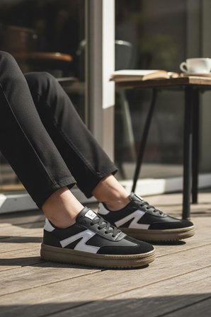 510 Hazır Taban Unisex Spor Ayakkabı Bağcıklı Rahat Sneaker Erkek Kadın Spor Ayakkabı