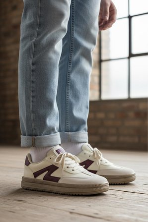 510 Hazır Taban Unisex Spor Ayakkabı Bağcıklı Rahat Sneaker Erkek Kadın Spor Ayakkabı