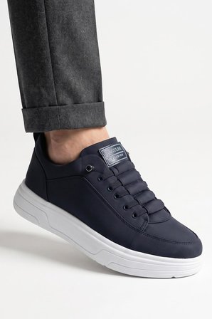 051Fenix Tam Ortopedik Esnek Hafif Taban Erkek Spor Ayakkabı Lastik Bağcıklı Erkek Spor 