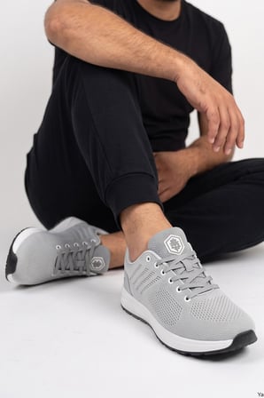 2303 Ortopedik Taban Günlük Erkek Spor Ayakkabı Kalın Taban Spor Ayakkabı  