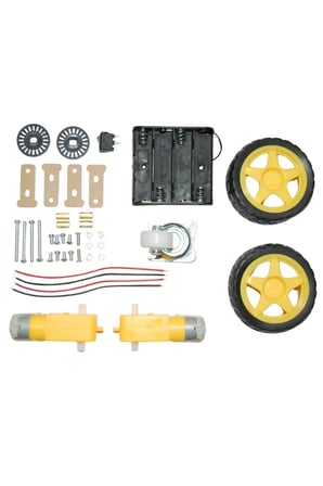 2WD Robot Araba Kiti (Demonte Robotik Gövde)