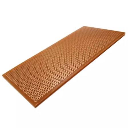 5 Adet Delikli Bakır Plaket - 6x13