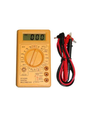 DT830D Buzzerlı Dijital Multimetre (Pil Hediyeli)