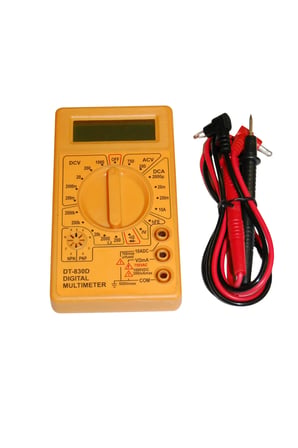 DT830D Buzzerlı Dijital Multimetre (Pil Hediyeli)