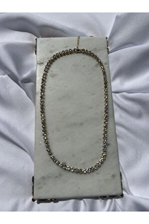 Gold Baget Su Yolu Kolye