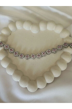 VIP Pembe Yonca Bileklik