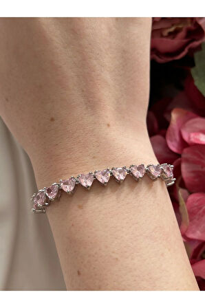 Çok Renk Kalpli Bileklik