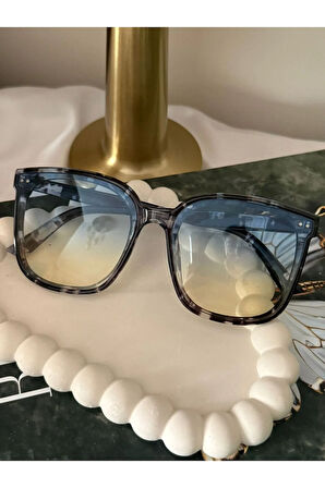 Geniş Çerçeve Retro Güneş Gözlüğü