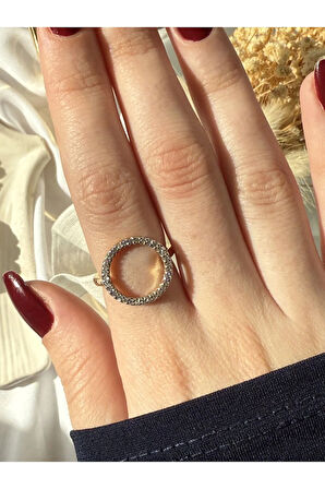 Gold Silver Halka Yüzük