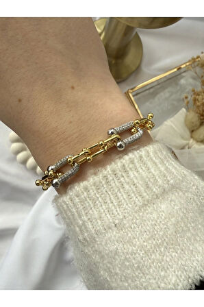 Silver Detay Tıffany Bileklik