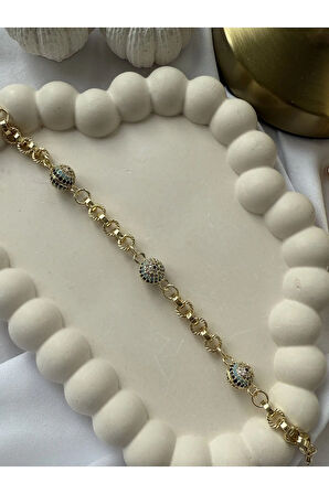 Evil Eye Gold Bileklik