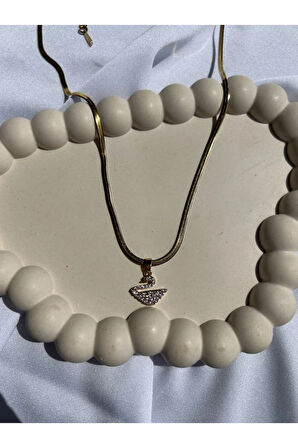 İtalyan Zincir Kuğu Kolye