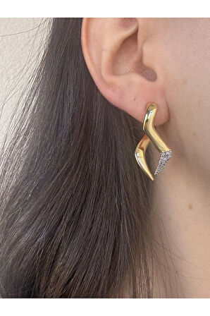 Zirkon Tasarım Küpe