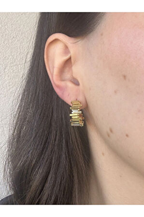 Çelik Basamak Küpe