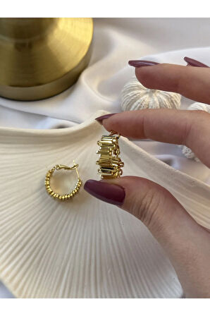 Çelik Basamak Küpe