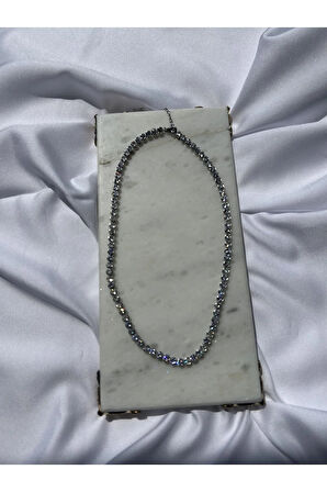 Silver Baget Su Yolu Kolye