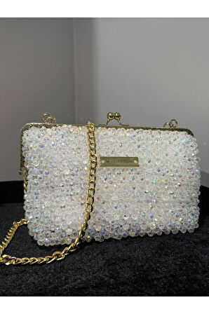 Vanilla Velvet – Özel Üretim Kristal Çanta