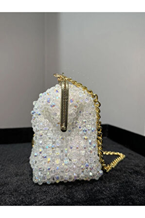Vanilla Velvet – Özel Üretim Kristal Çanta