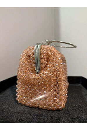 Salmon Blush Sorbet – Özel Üretim Kristal Çanta