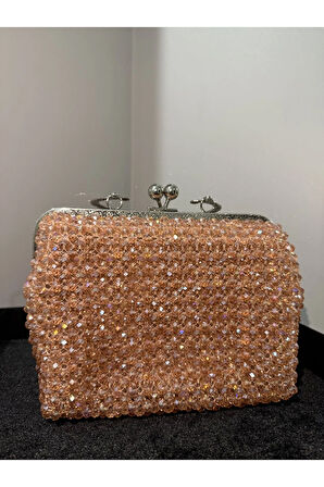 Salmon Blush Sorbet – Özel Üretim Kristal Çanta