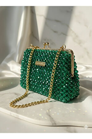 Matcha Cloud Sorbet – Özel Üretim Kristal Çanta