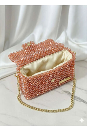 Pink Blossom Sorbet - Özel Üretim Kristal Çanta